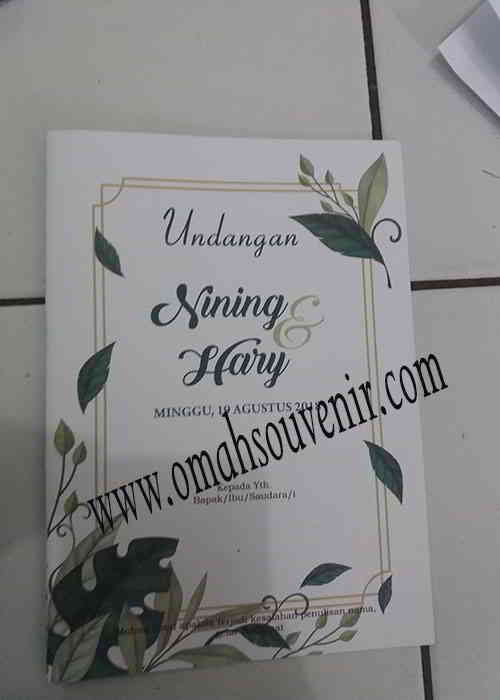undangan nikah harga 1000